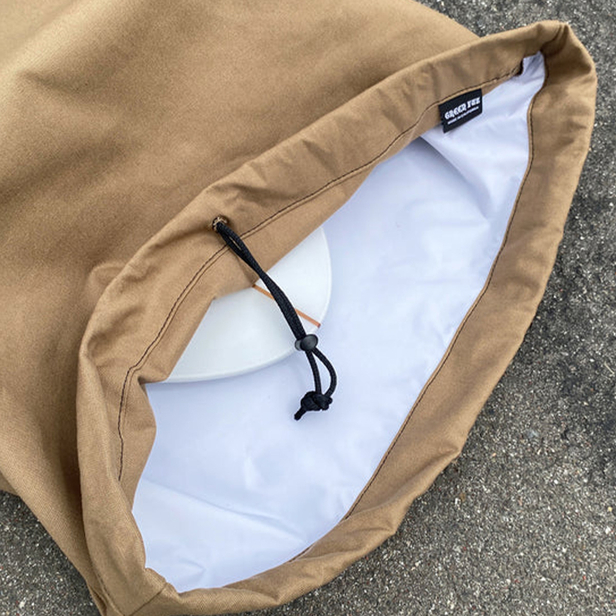 GREEN FUZ 6'0" SURPLUS - ROUND PREMIUM CANVAS BOARD BAG ミッドレングス用 キャンバスボードバッグ サーフボードケース プレミアムキャンバス MADE IN USA