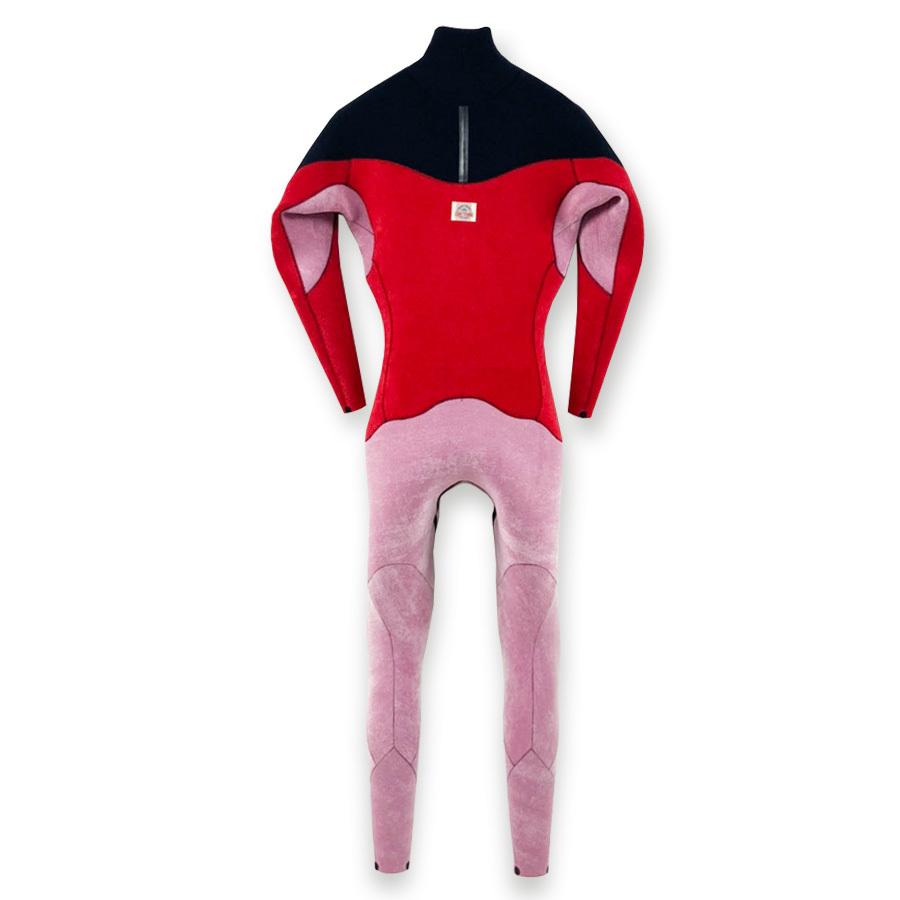 CRAFTSMAN WETSUITS ウェットスーツ セミドライ ハイエンドモデル 5mm / 3mm チェストジップ（フロントジップ） フラットスキン ラバー AIR FRAME LEGACY × WARM LIGHT 裏起毛 ユニセックス 日本製 サーフィン 秋冬用