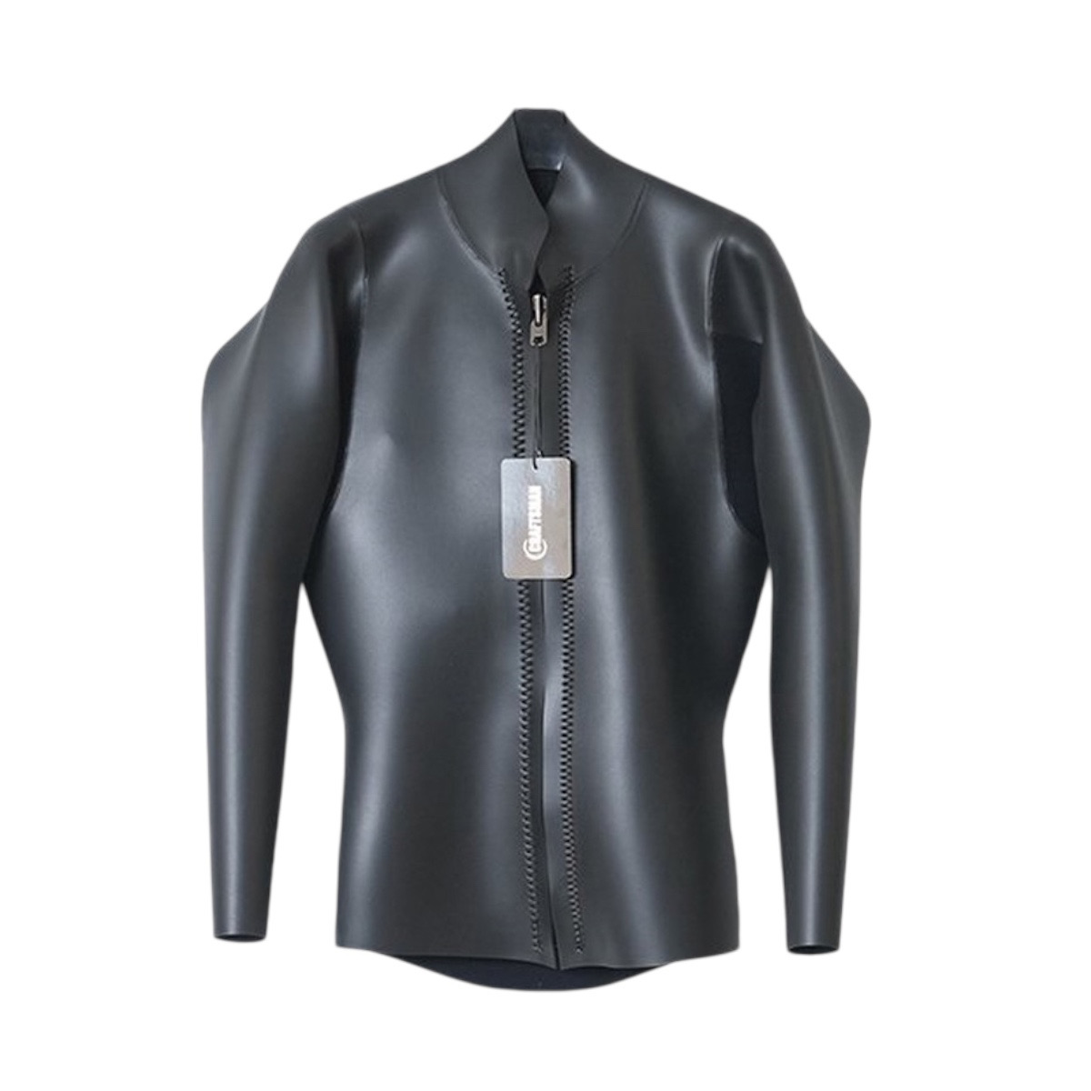 セミオーダー（受注生産） CRAFTSMAN WETSUITS ウェットスーツ 長袖 タッパー ロングスリーブジャケット 2mm フロントジップ フラットスキン ラバー ユニセックス 日本製 サーフィン 春夏秋用