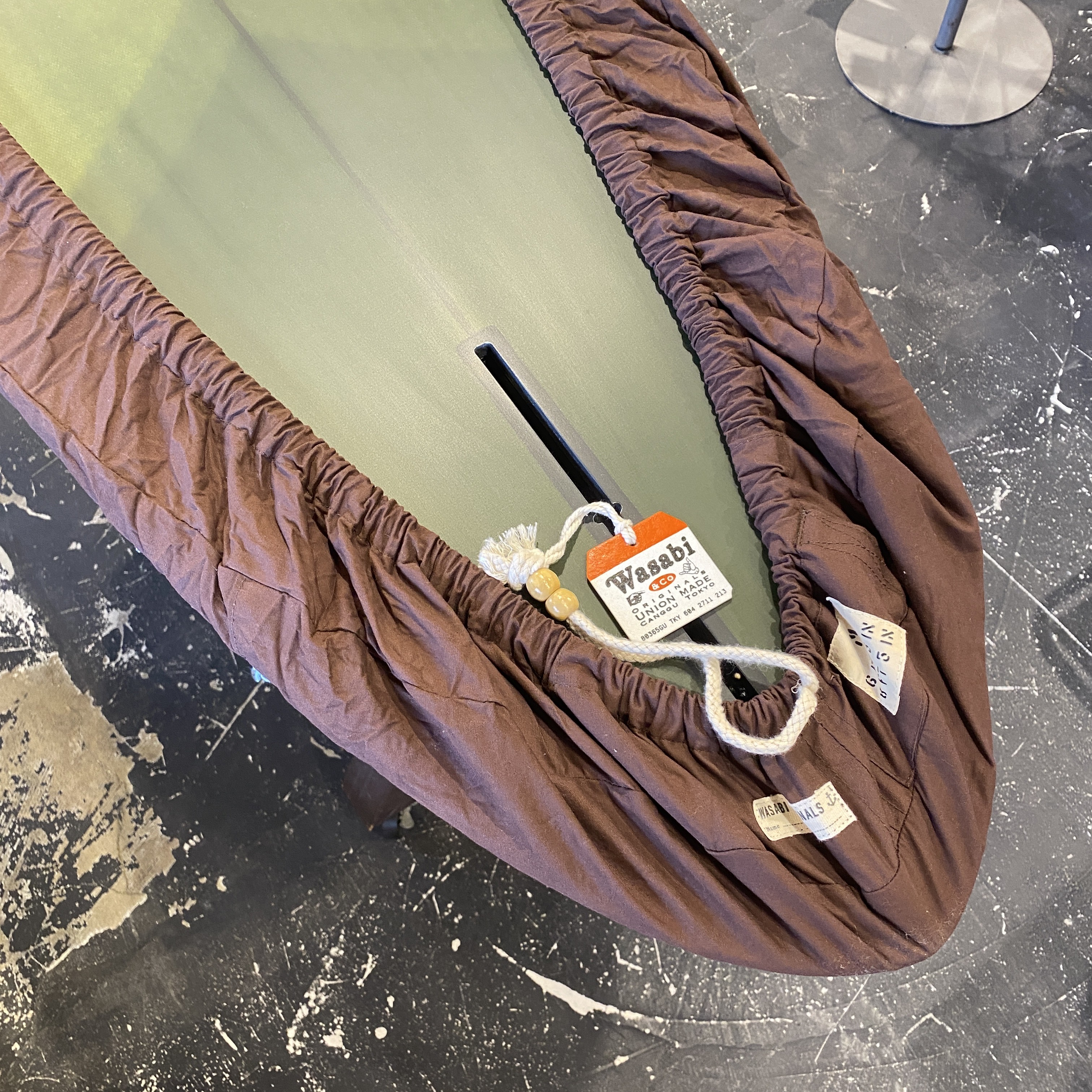 DEFORMASI デフォルマシー WASABI Baby Canvas Deck Wrap 6'5''~ 8'5" デッキカバー ミッドレングス WASABI  デッキラップ サーフボードケース