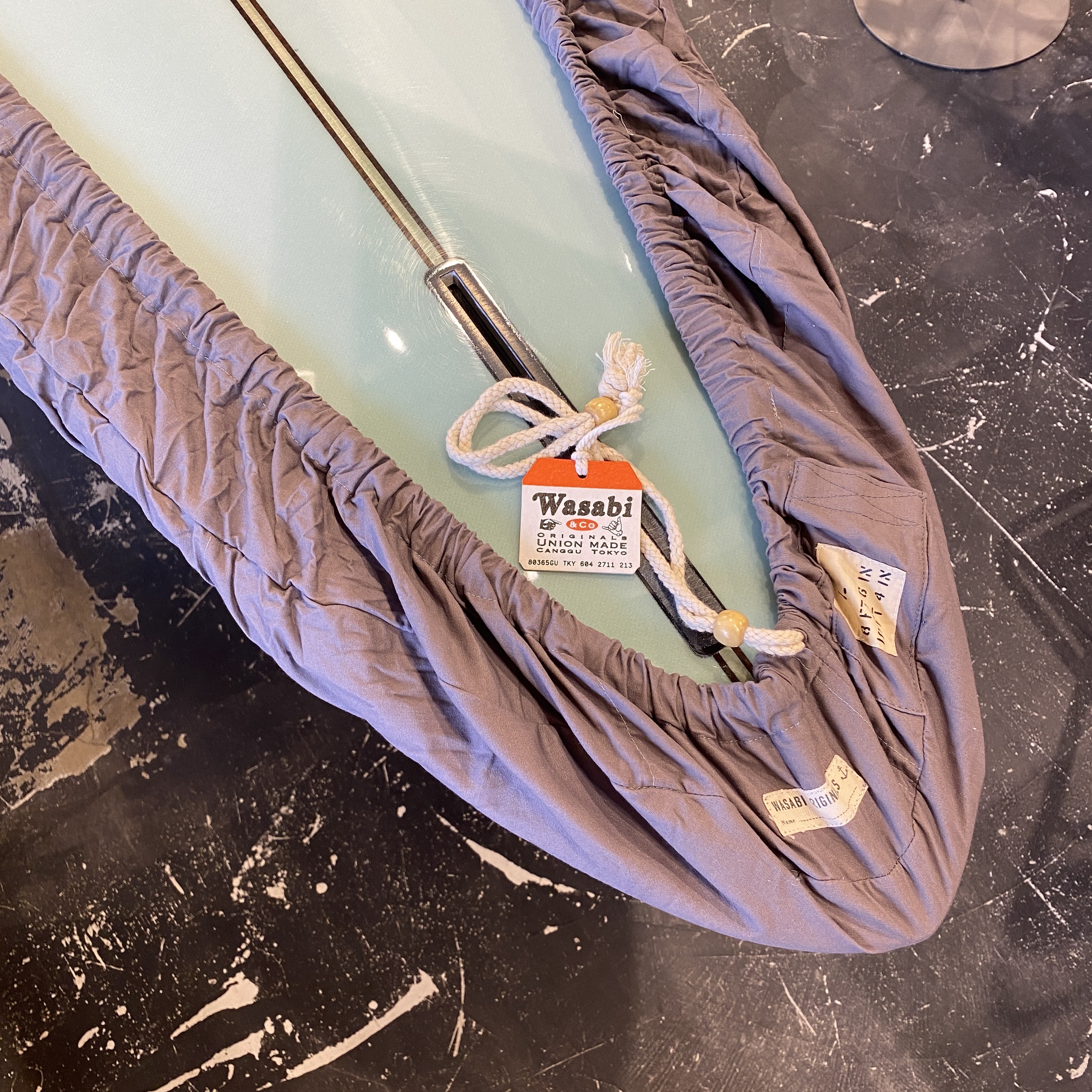 DEFORMASI デフォルマシー WASABI Baby Canvas Deck Wrap 8'5''~ 10'4" デッキカバー ロングボード WASABI デッキラップ サーフボードケース