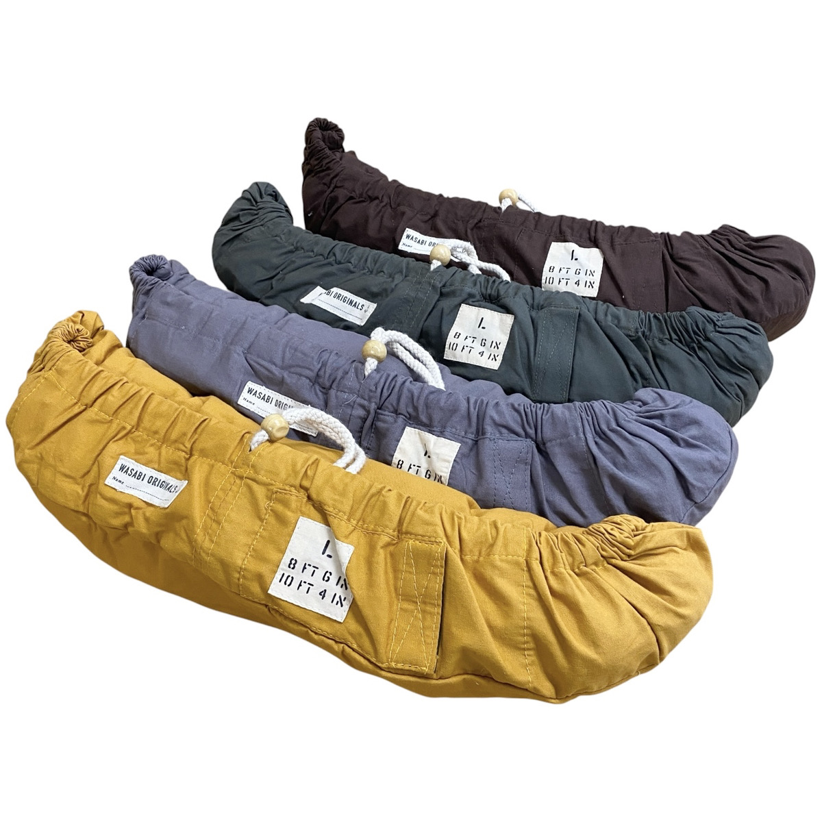 DEFORMASI デフォルマシー WASABI Baby Canvas Deck Wrap 8'5''~ 10'4" デッキカバー ロングボード WASABI デッキラップ サーフボードケース