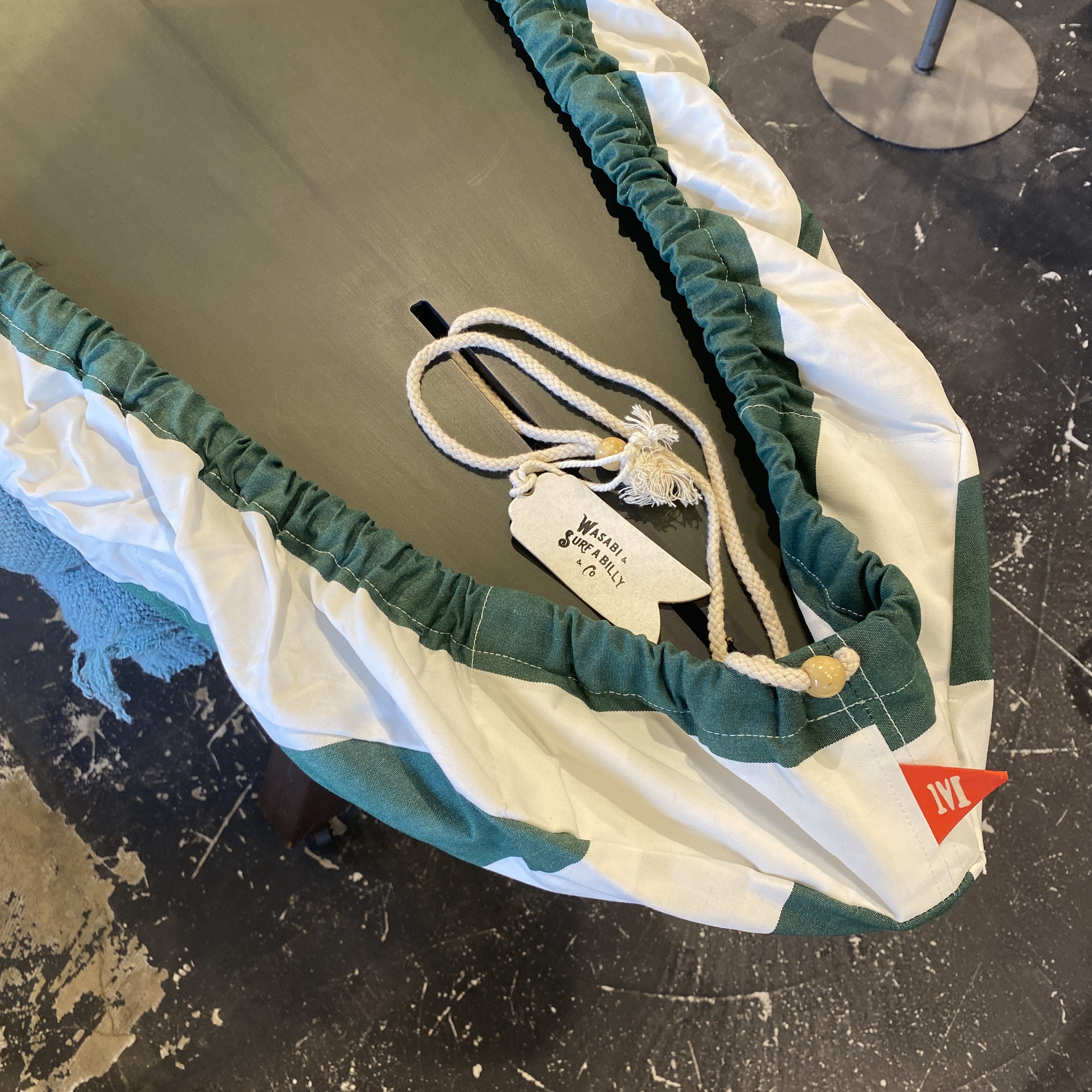 DEFORMASI デフォルマシー WASABI ×surf a billy umbrella Fabric Deck wrap 6'5''~ 8'5" デッキカバー ミッドレングス WASABI  デッキラップ サーフボードケース