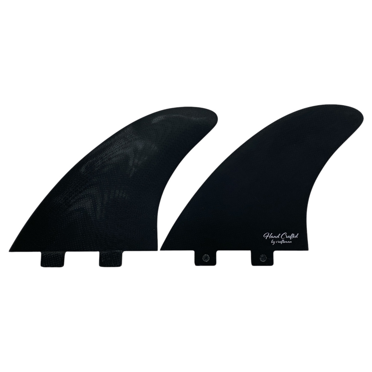 【訳あり特別価格】 CRAFTSMAN FIN TWIN DRIVE ツインフィン キールフィン FCS FUTURES グラスファイバー VOLAN サーフィン VOLAN BLACK