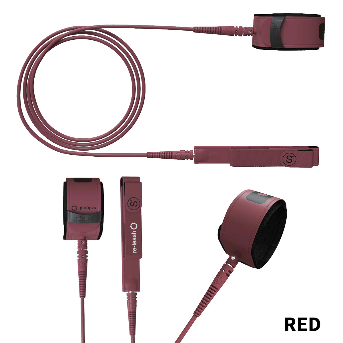 sympl° / Re-Leash / ECO / PRO / LEASH 7ft 7mm シンプル リーシュコード エコ プロ タイラーウォーレン サーフィン