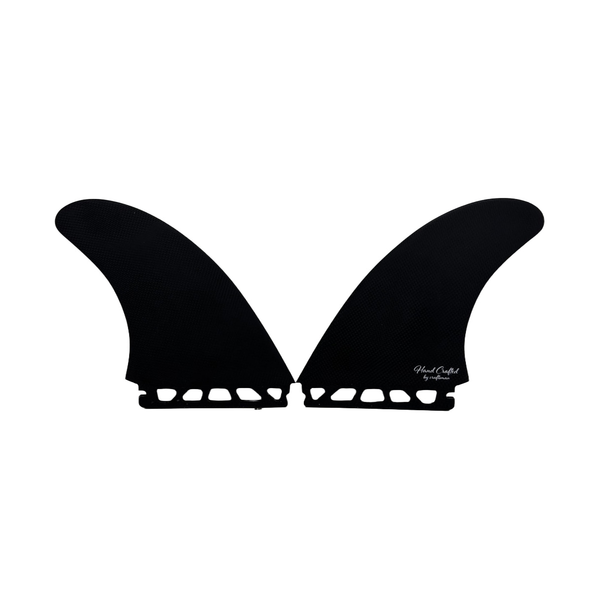 CRAFTSMAN FIN TWIN DRIVE ツインフィン キールフィン FCS FUTURES グラスファイバー VOLAN サーフィン（VOLAN BLACK）