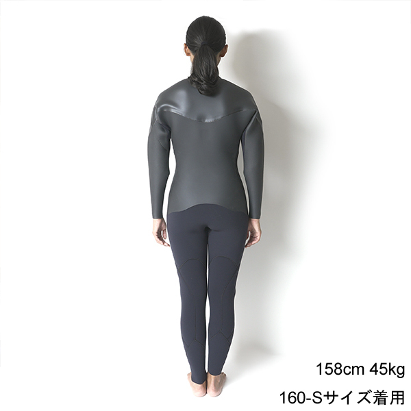 セミオーダー（受注生産） CRAFTSMAN WETSUITS ウェットスーツ セミドライ ハイエンドモデル 5mm / 3mm チェストジップ（フロントジップ） メッシュスキン ラバー AIR FRAME LEGACY × WARM LIGHT 裏起毛 ユニセックス 日本製 サーフィン 秋冬用