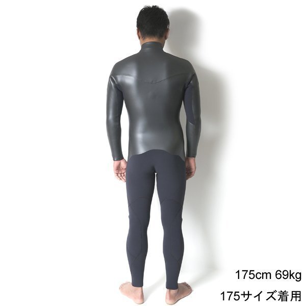 セミオーダー（受注生産） CRAFTSMAN WETSUITS ウェットスーツ セミドライ 5mm / 3mm チェストジップ（フロントジップ） フラットスキン ラバー WARM LIGHT 裏起毛 ユニセックス 日本製 サーフィン 秋冬用