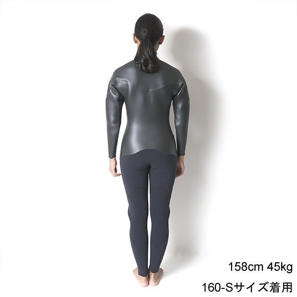 セミオーダー（受注生産） CRAFTSMAN WETSUITS ウェットスーツ セミドライ 5mm / 3mm チェストジップ（フロントジップ） フラットスキン ラバー WARM LIGHT 裏起毛 ユニセックス 日本製 サーフィン 秋冬用