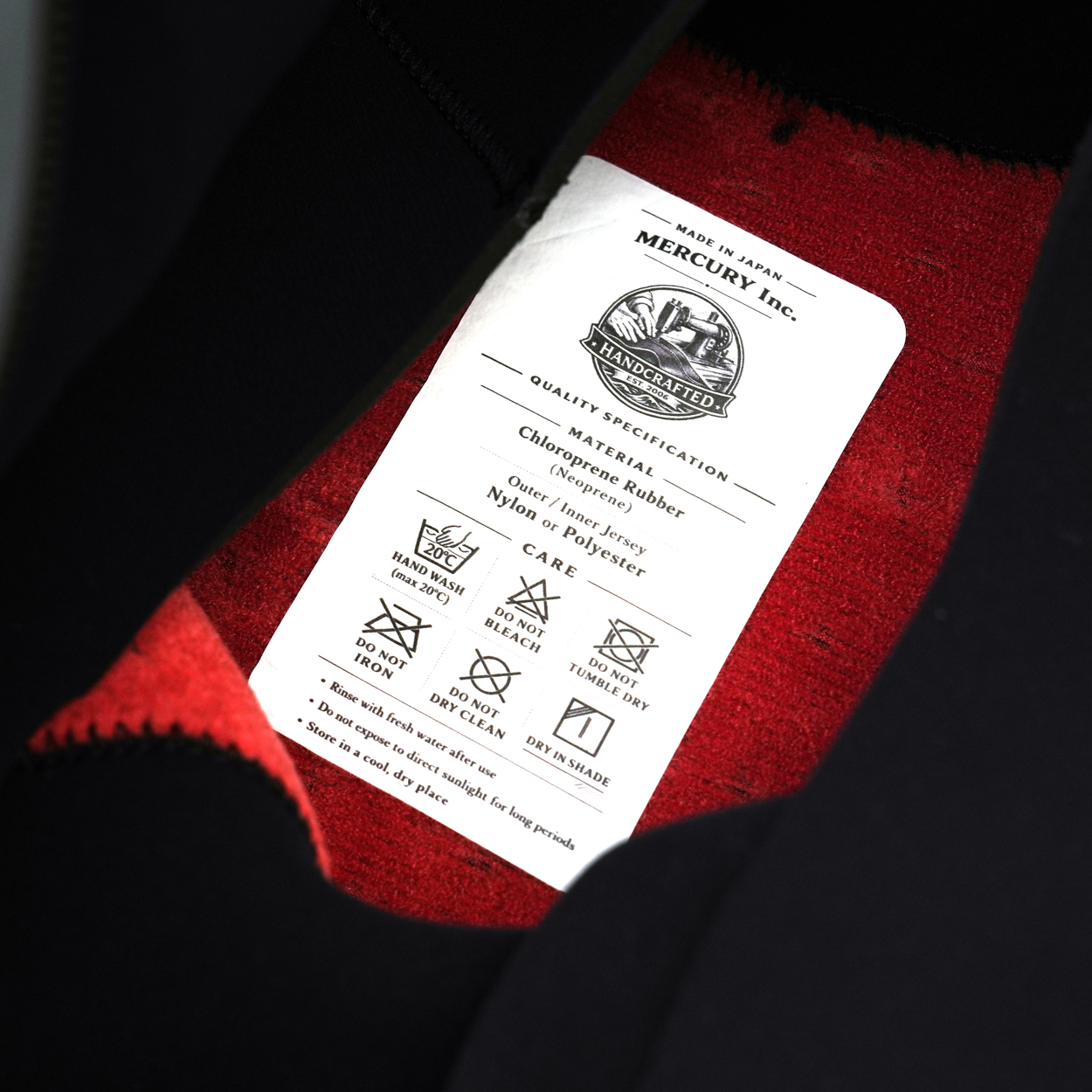 セミオーダー（受注生産）CRAFTSMAN WETSUITS ウェットスーツ セミドライ ハイエンドモデル 5mm / 3mm ARCジップ（フロントジップ） メッシュスキン ラバー AIR FRAME LEGACY × WARM LIGHT 裏起毛 ユニセックス 日本製 サーフィン 秋冬用