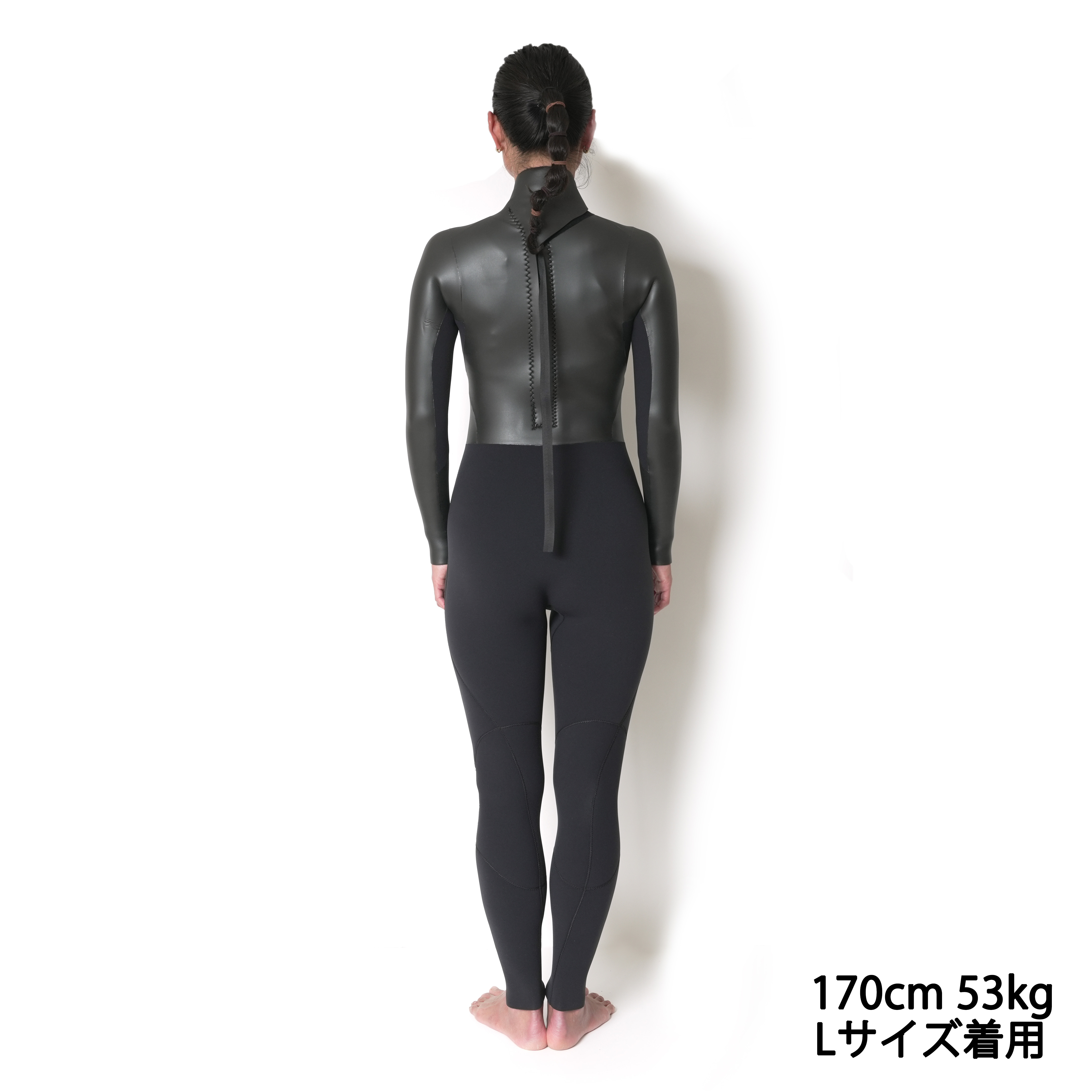 予約商品（11/10～お届け） CRAFTSMAN WETSUITS ウェットスーツ セミドライ ハイエンドモデル 5mm / 3mm バックジップ フラットスキン ラバー AIR FRAME LEGACY × WARM LIGHT 裏起毛 レディース 日本製 サーフィン 秋冬用