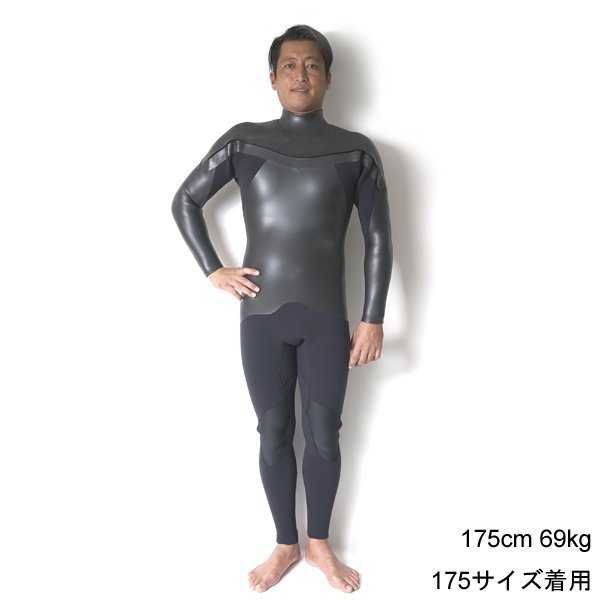 CRAFTSMAN WETSUITS 5mm / 3mm セミドライ HIGH-END MODEL ウエットスーツ チェストジップ クラフトマンウェットスーツ ラバー FLAT SKIN 裏起毛 ダイビング