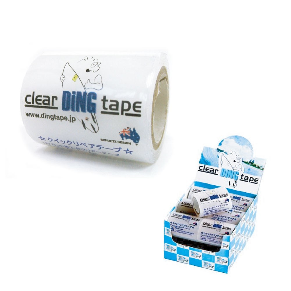 サーフボード リペアテープ Ding Tape ディングテープ クリアー 透明 修理 キッチンテープ