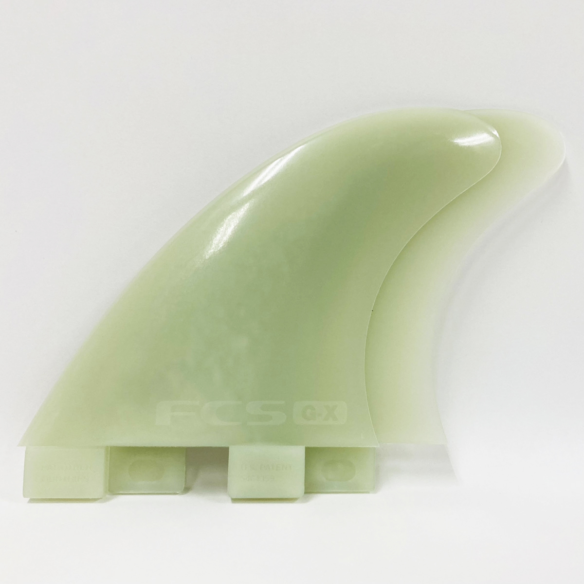 FCS FIN エフシーエス フィン GX GLASS FLEX SIDE FINS サイドフィン セット 2枚 XS Side Bites CLEAR クリアー