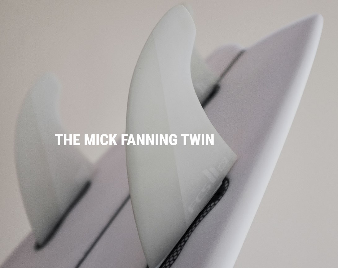 FCS2 フィン エフシーエス2 MF MICK FANNING PC TWIN+1 WHITE 白 ツインスタビ フィン ショートボード ミックファニング XL