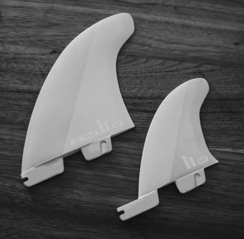 FCS2 フィン エフシーエス2 MF MICK FANNING PC TWIN+1 WHITE 白 ツインスタビ フィン ショートボード  ミックファニング XL | USED SURF×SURF MARKET