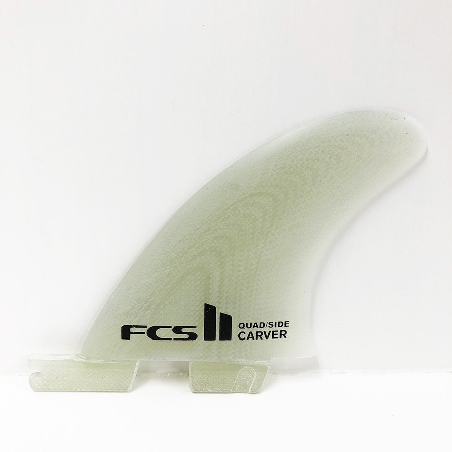 FCS2 FIN エフシーエスツー フィン CARVER PG SIDE BYTES サイドフィン セット 2枚 Small Quad Rear クリアー