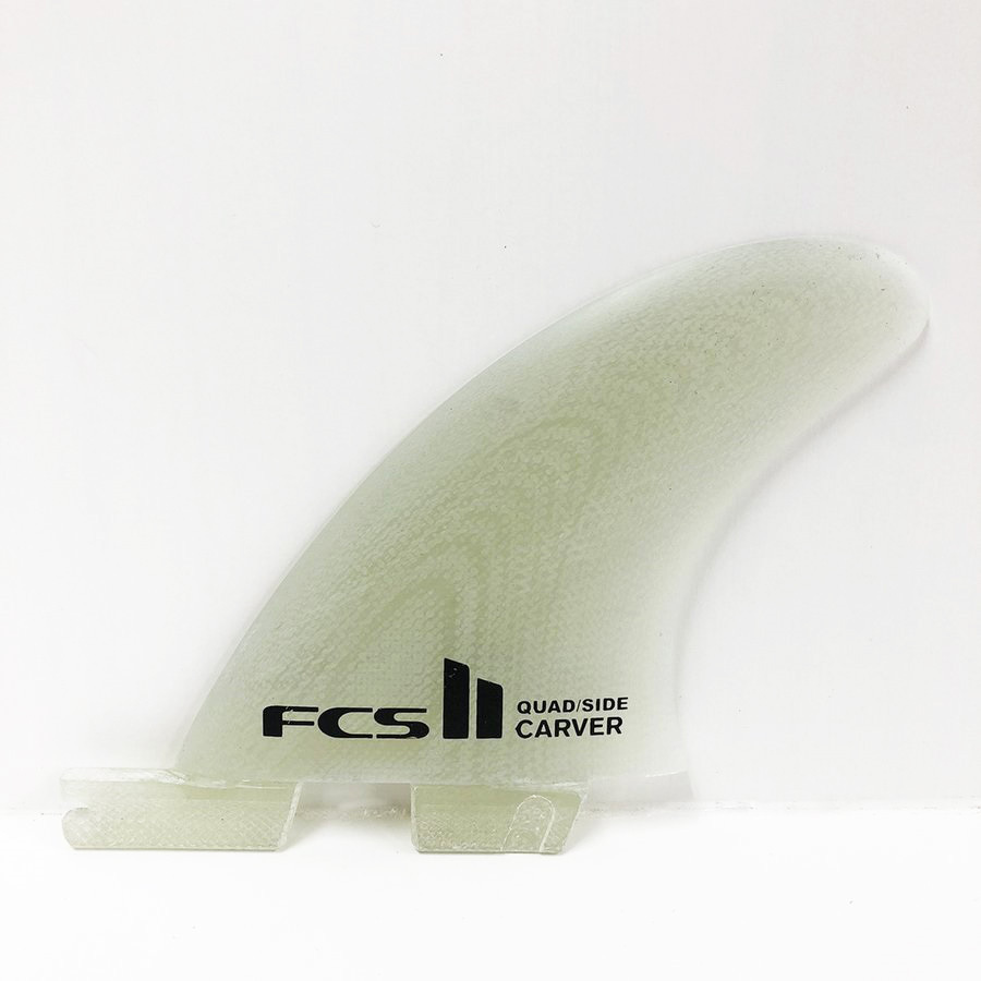 FCS2 FIN エフシーエスツー フィン CARVER PG SIDE BYTES サイドフィン セット 2枚  Quad Rear クリアー
