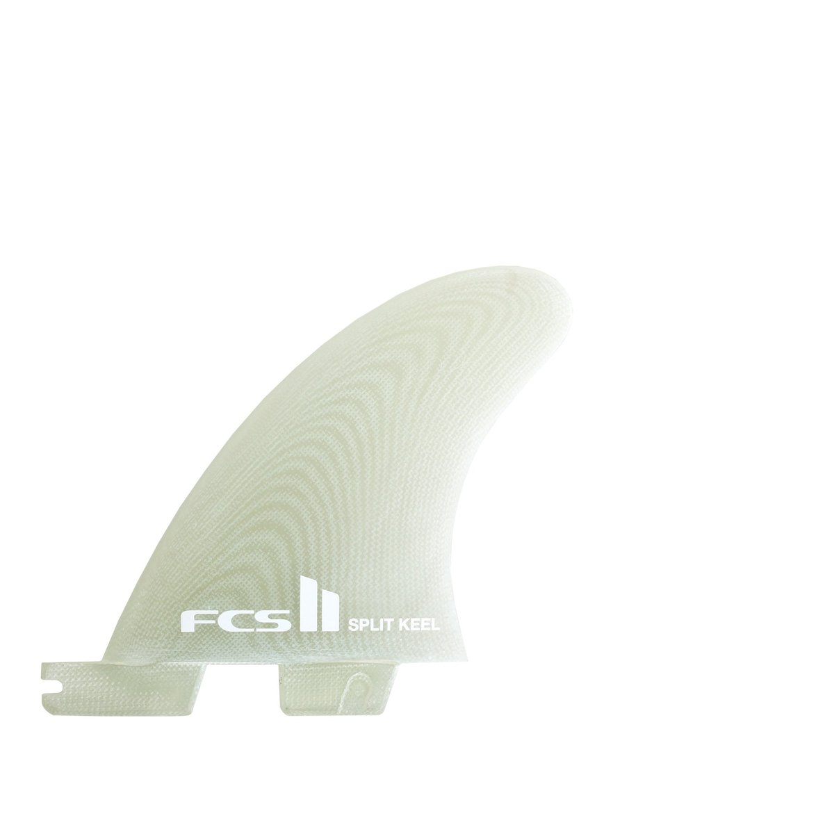 FCS2 フィン エフシーエス2 SPLIT KEEL QUAD FINS CLEAR PG クアッド フィン ショートボード用フィン 4本セット