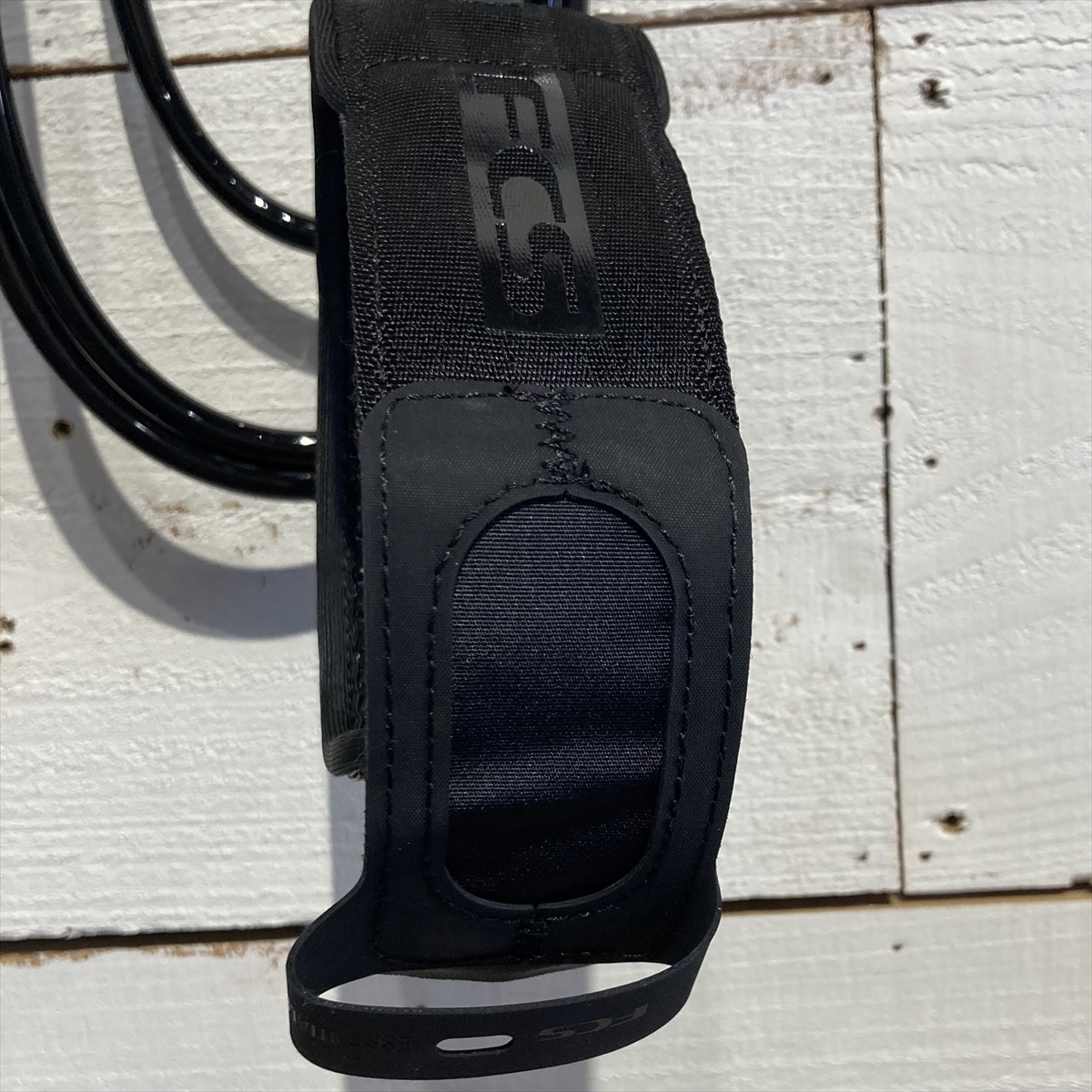 FCS エフシーエス リーシュコード COMP ESSENTIAL LEASH 6’ ショートボード リーシュ サーフィン サーフボード BLACK