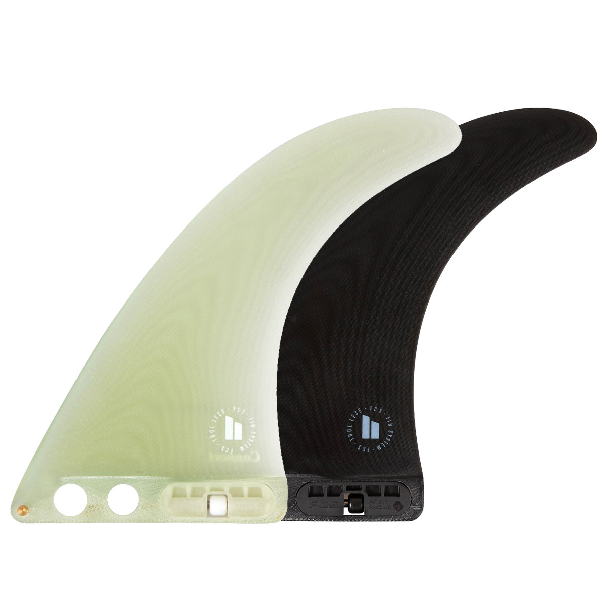 FCS2 エフシーエスツー ロングボード センターフィン 8.0" CONNECT PG LONGBOARD FIN コネクト シングルフィン Black / Clear 2カラー