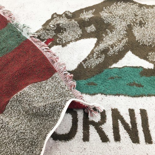 VINTAGE CALIFORNIA  BEACH BLANKET 今治タオル 2カラー BEAR カリフォルニアビーチタオル