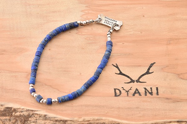 40%OFF!!DYANI/ビーズブレスレット（Navy x Silver）アクセサリー ハンドメイド ジュエリー