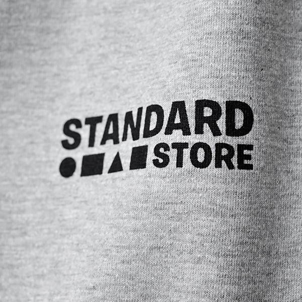 STANDARD STORE × ANDY DAVIS ORIGINAL T-SHIRT（LOGO）GRAY