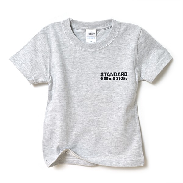 【KID'S】STANDARD STORE × ANDY DAVIS ORIGINAL T-SHIRT（LOGO）GRAY