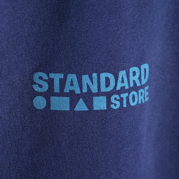 STANDARD STORE × ANDY DAVIS ORIGINAL LS T-SHIRT（LOGO）NAVY