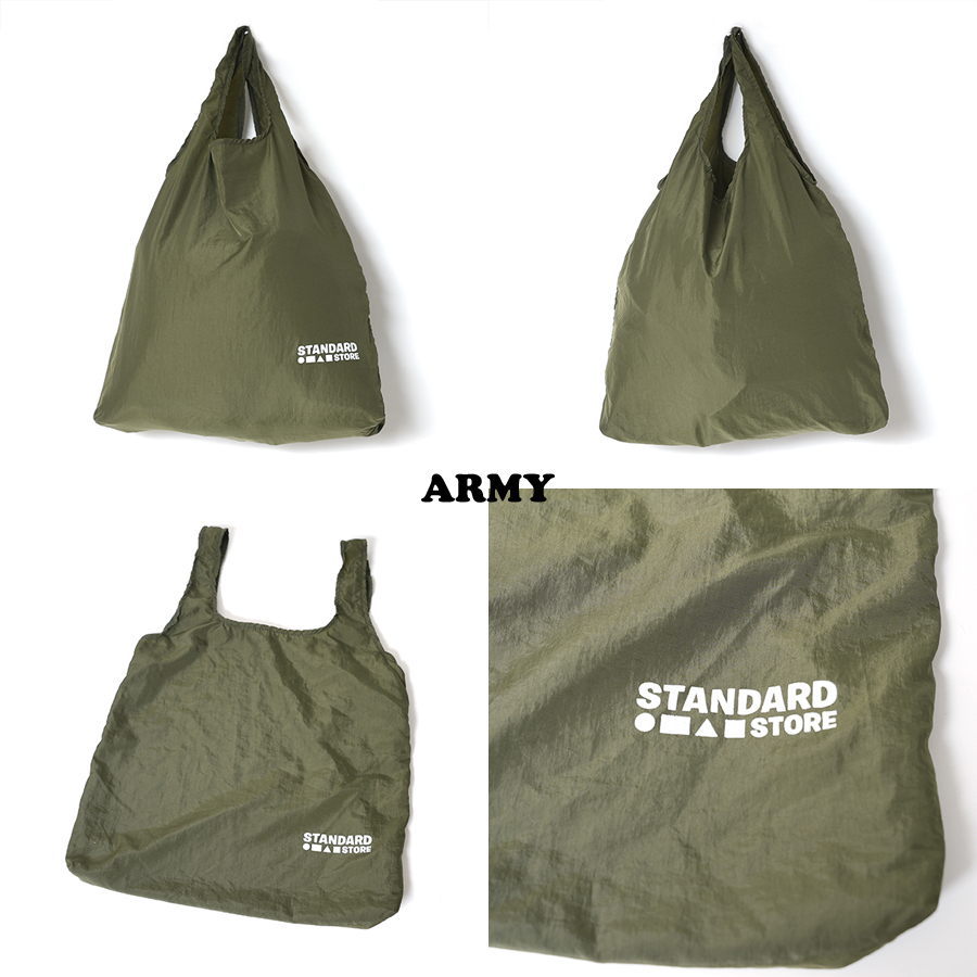【SALE】STANDARD STORE ORIGINAL PORTABLE BAG スタンダードストア  ポータブルバッグ ポケッタブル エコバッグ バッグ  POCKETABLE ECOBAG ナイロンバッグ
