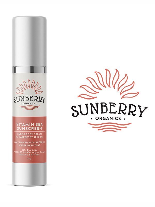 海用日焼け止め サンベリーオーガニックス サンスクリーン SUNBERRY ORGANICS Vitamin Sea Sunscreen ナチュラル日焼け止め美容クリーム 110g オーストラリア製