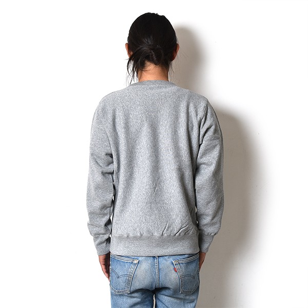 【40％OFF】VOLN / CREW NECK SWEAT / U.S. WAVY / HEATHER GRAY ボルン クールネック スウェット ユーエス ウェイビー ヘザーグレー 長袖 裏起毛