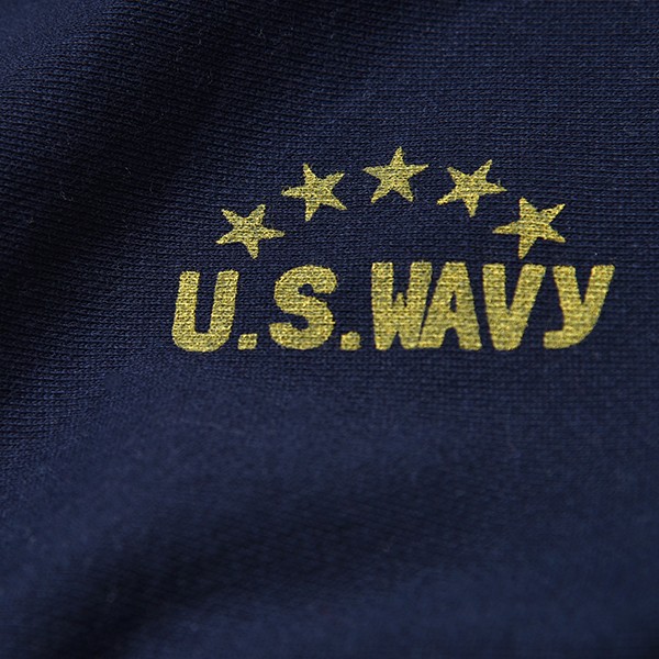 【40％OFF】VOLN / CREW NECK SWEAT / U.S. WAVY / NAVY ボルン クールネック スウェット ユーエス ウェイビー ネイビー 長袖 裏起毛 サーフィン