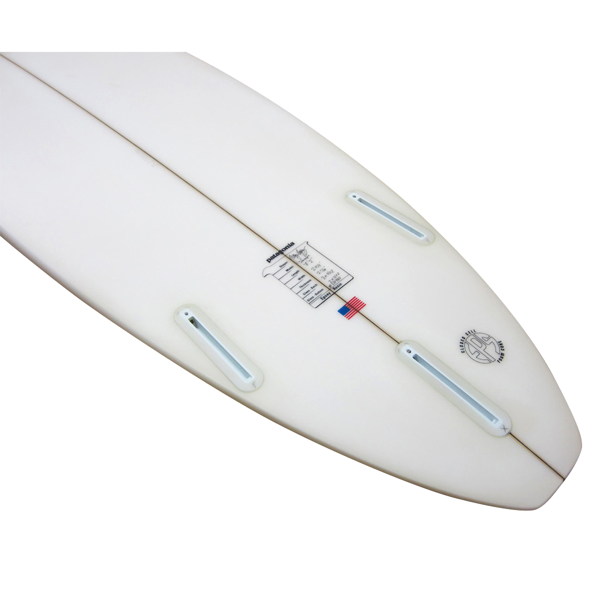 Patagonia Gerry Lopez / 7`2 SWOOPA EPS巻き Shaped By Gerry Lopez