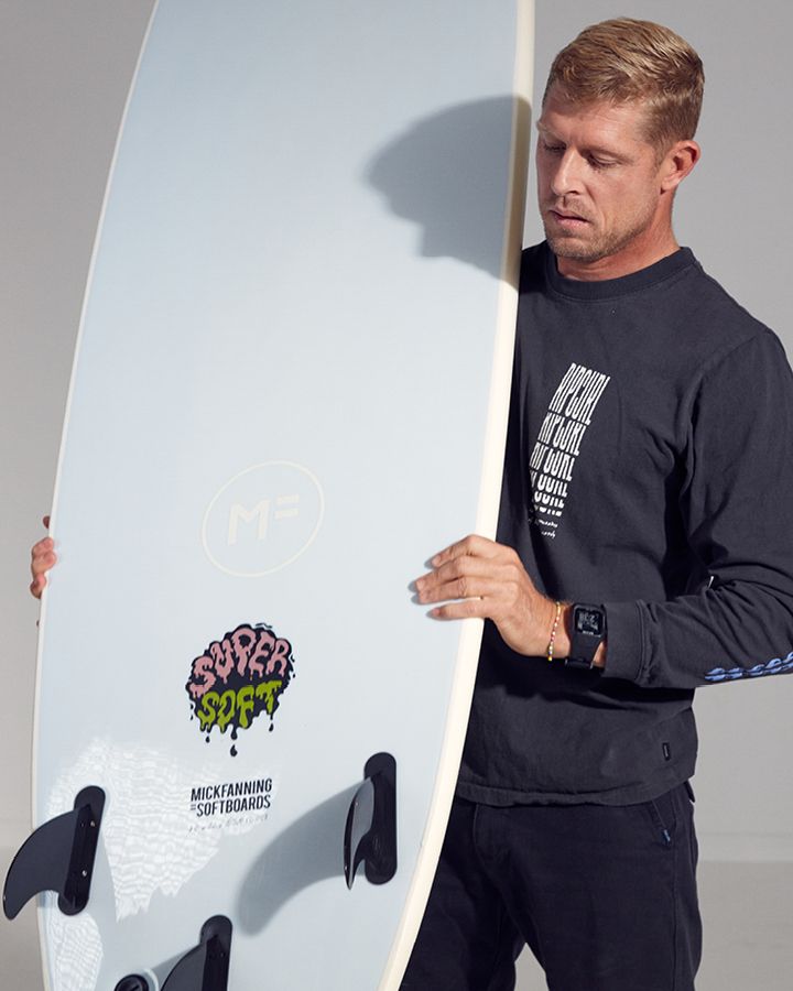 MF SOFTBOARDS / SUPER SOFT 7`6 WHITE/SKY BLUE