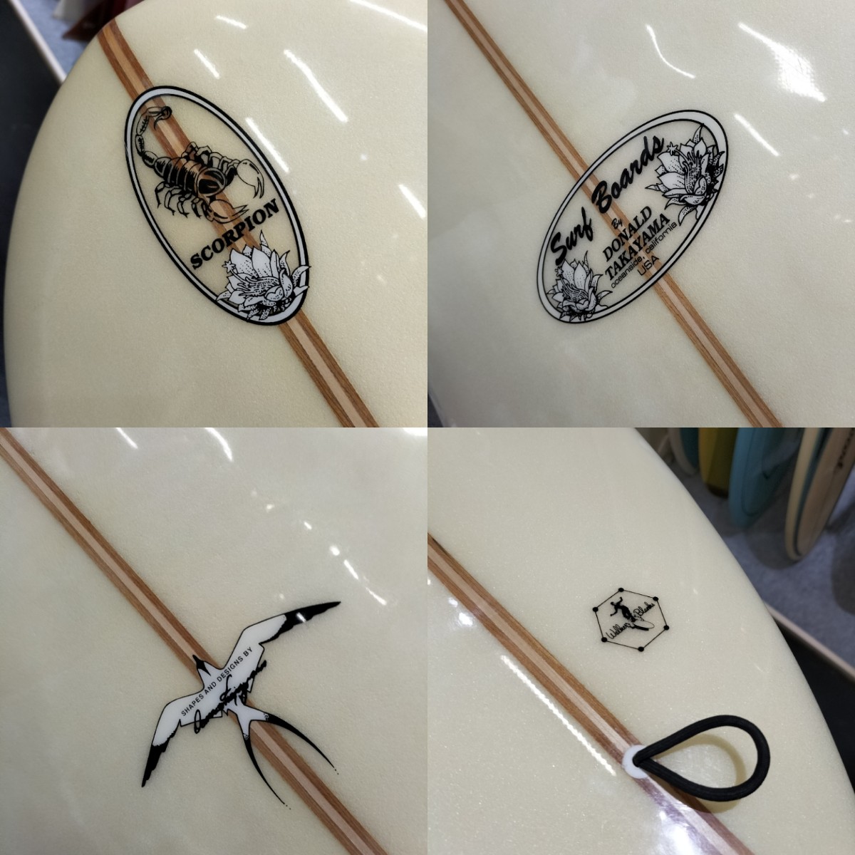 HAWAIIAN PRO DESIGNS  / SCORPION 8`0 Shaped by Donald Takayama