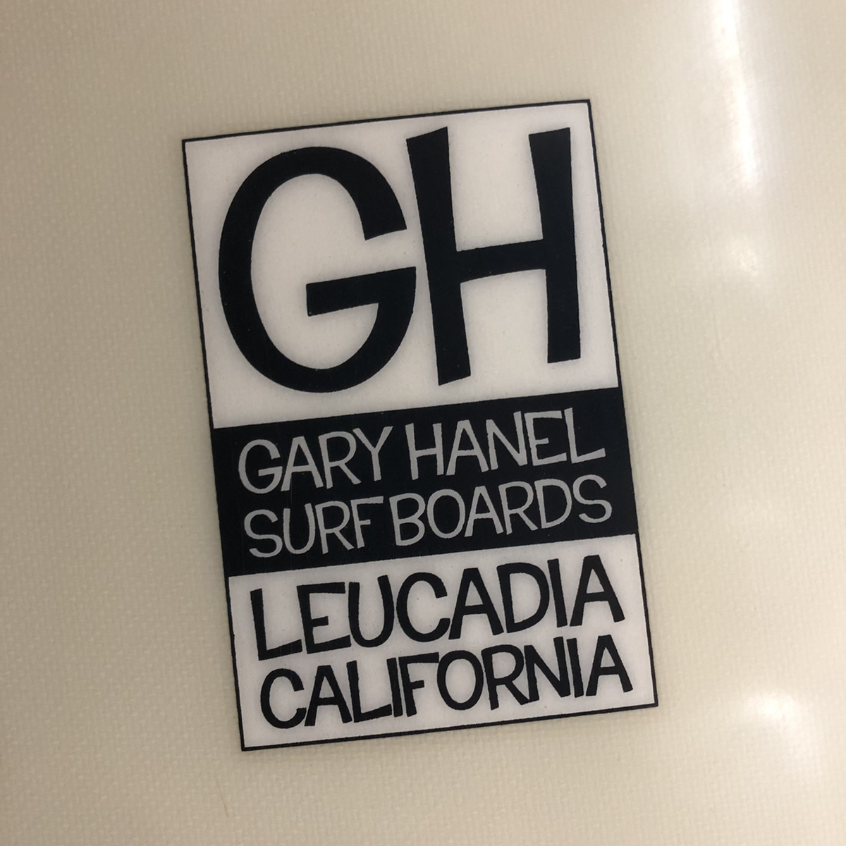 Gary Hanel Surfboards / Bonzer Egg 6`1