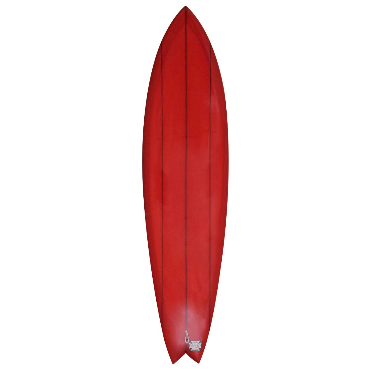 MOJO KUSTOM SURFBOARDS / 70`S THREE STRINGER  SINGLE FIN 6`4