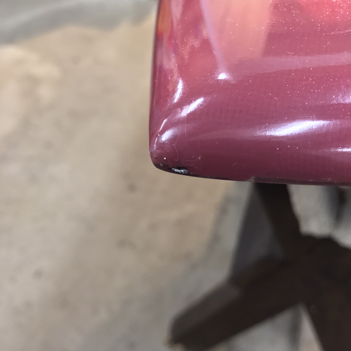 NO DECAL / QUAD FISH 5`10 BURGUNDY