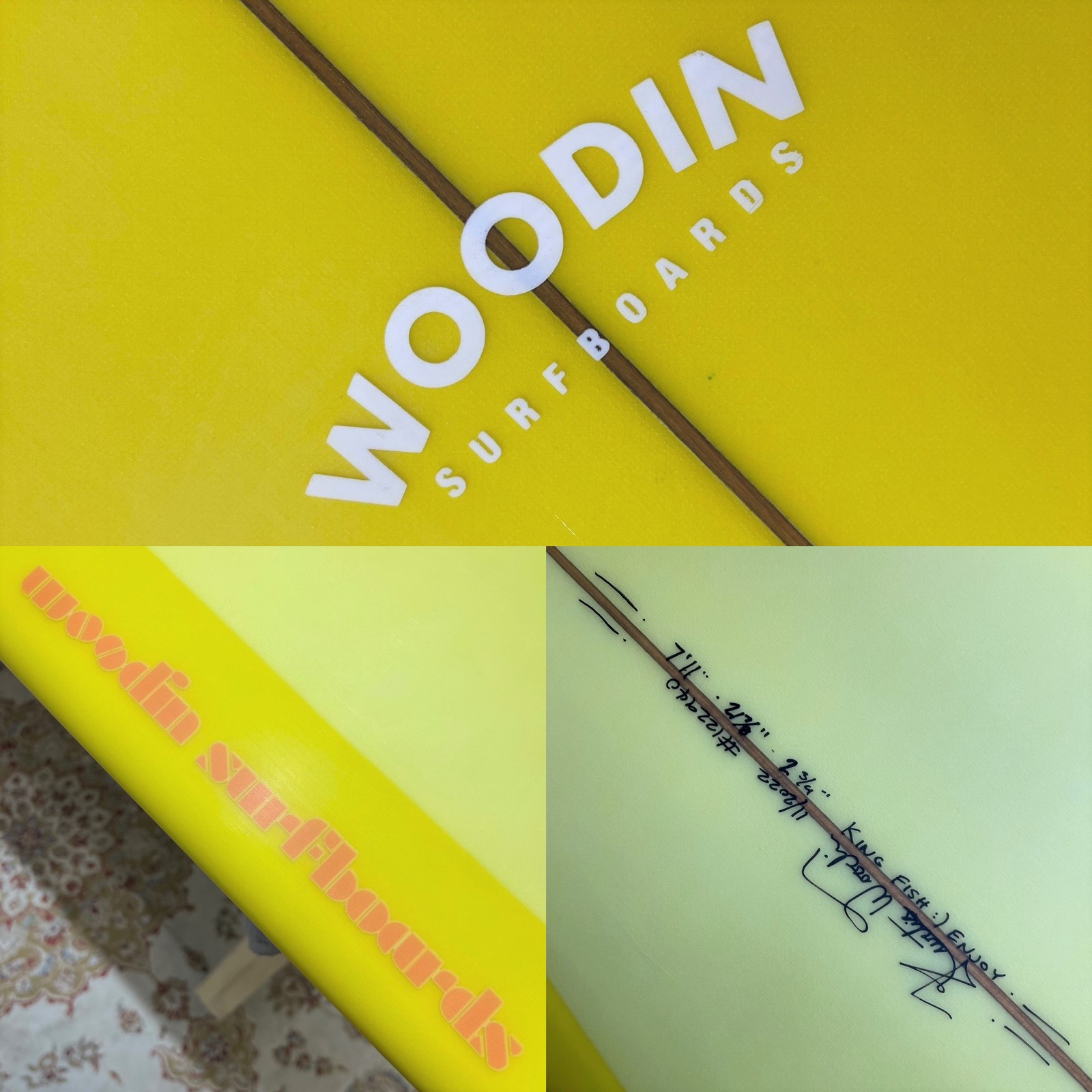 WOODIN / KING FISH 7`11 YELLOW