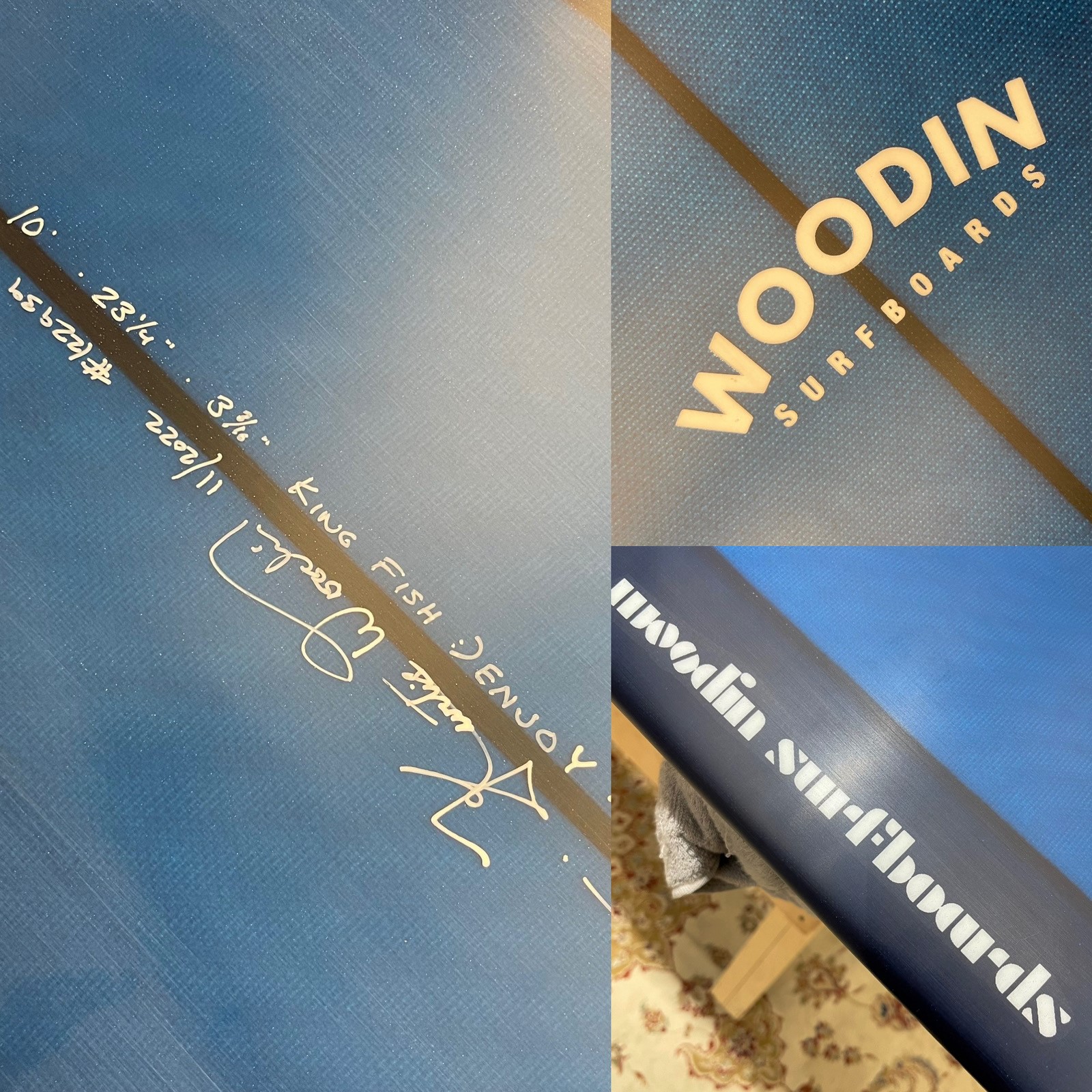 WOODIN / KING FISH 10`0 DARK BLUE