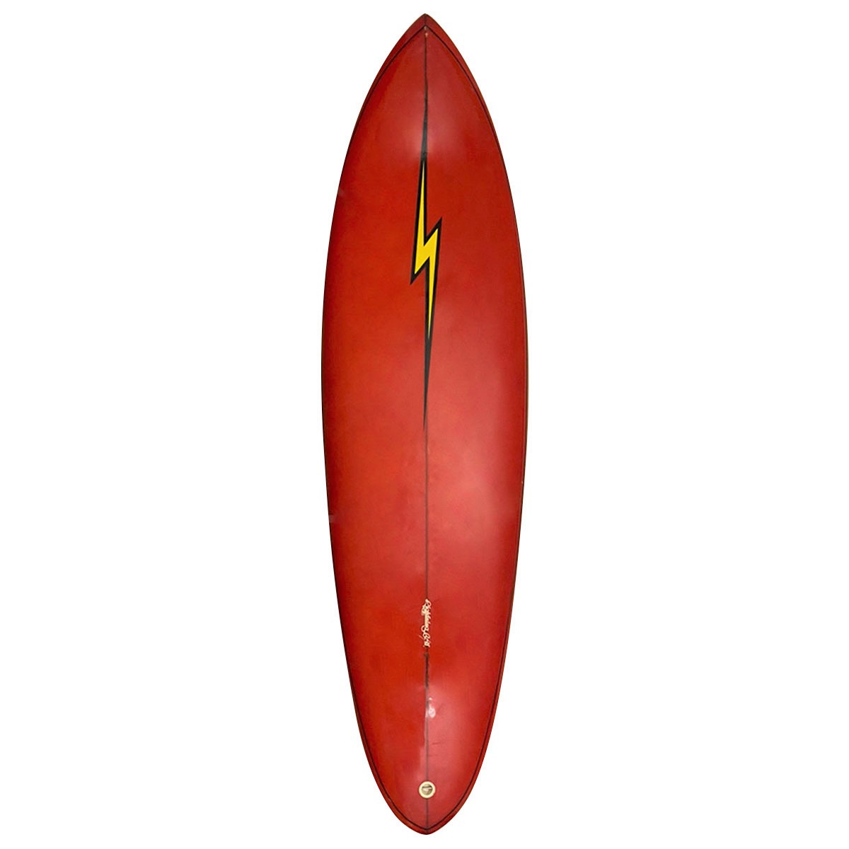 LIGHTNING BOLT / 70`S RETRO SINGLE FIN 6`2 Shaped by YU