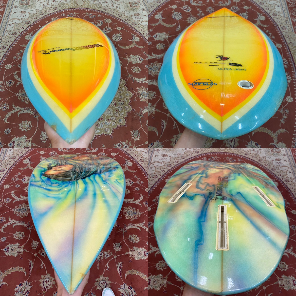 CALIFORNIA AIRBRUSH DESIGN / VINTAGE 5`8