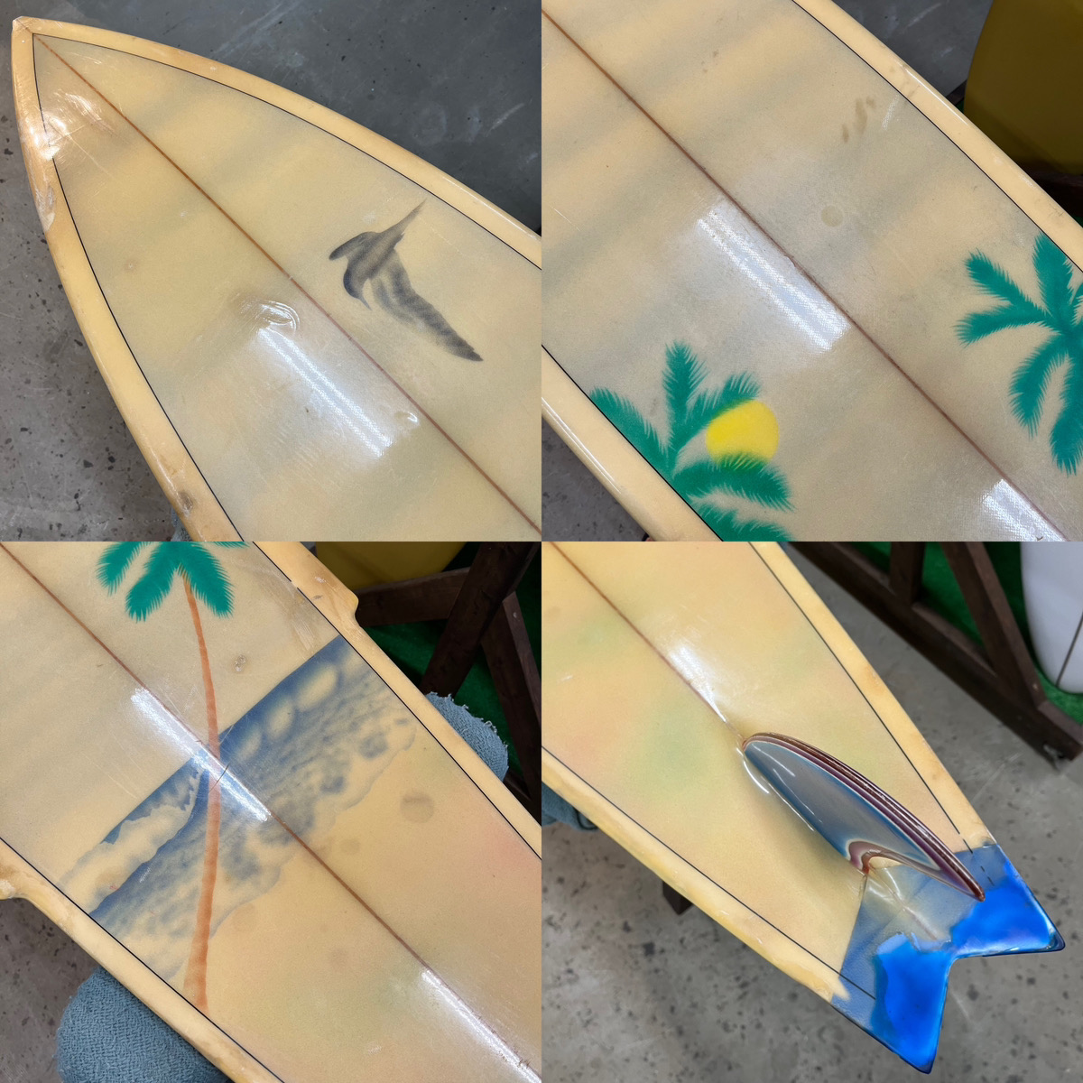 Bill Stonebraker Surfboards  / 70`s Custom STINGER 7`0