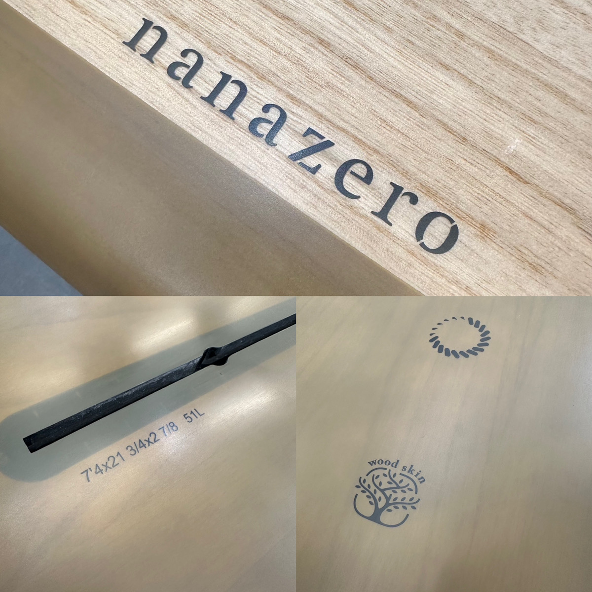 nanazero / WOOD SKIN MID02 7`4 EPS