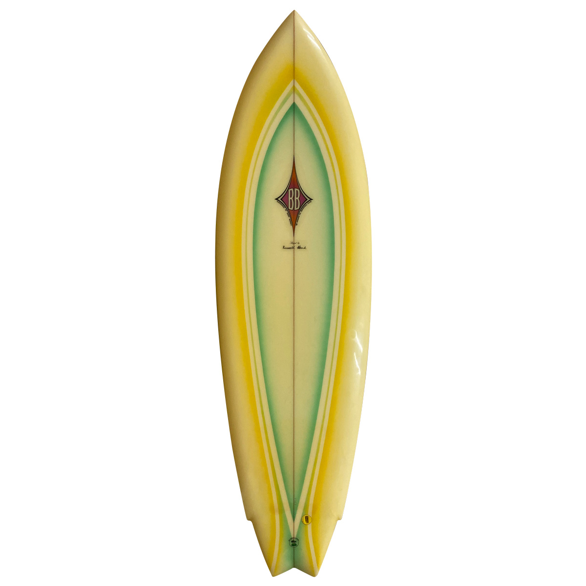 BENNET SURFBOARDS / 70's SINGLE  WING SWALLOW Shaped by Russell Head　