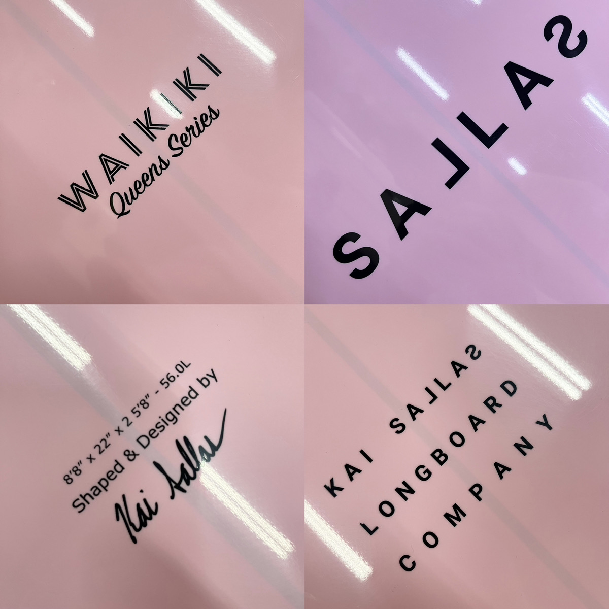 KAI SALLAS × THUNDERBOLT / WAIKIKI QUEENS SERIES 8`8 PINK