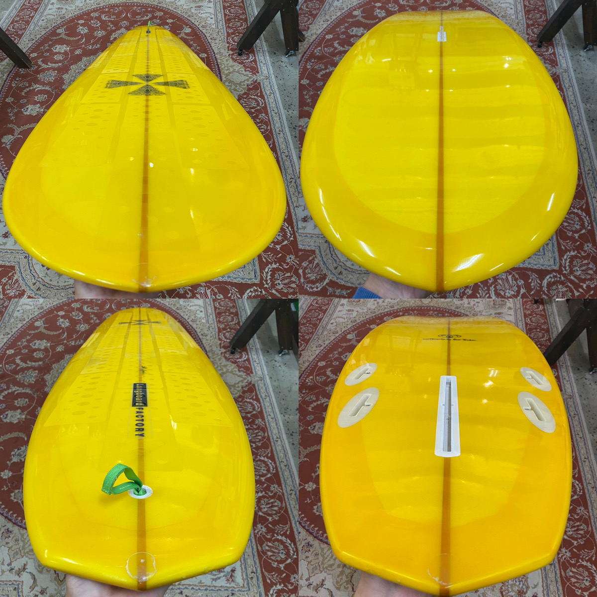 JOEL TUDOR SURFBOARD / DIAMOND TAIL shaped by BILL SHROSBREE 9`0