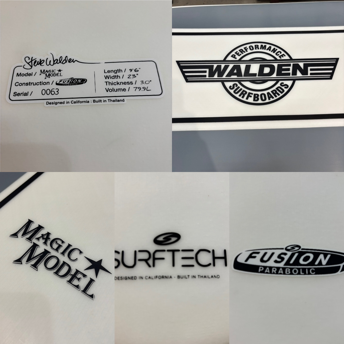 Walden Surfboards / MAGIC MODEL 9`6 SURFTECH